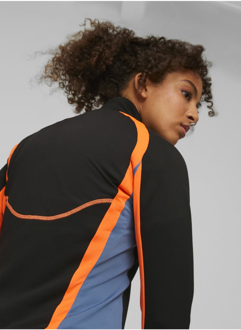 بوما - بلوزة كرة قدم للنساء individualBLAZE Quarter-Zip - Image 1