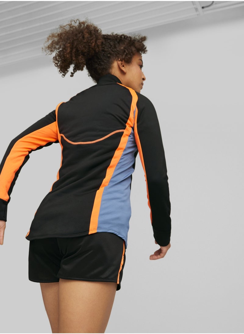 بوما - بلوزة كرة قدم للنساء individualBLAZE Quarter-Zip - Image 1