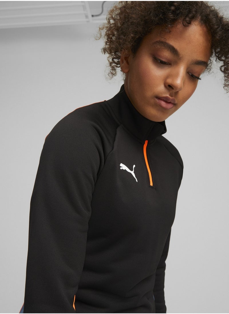 بوما - بلوزة كرة قدم للنساء individualBLAZE Quarter-Zip - Image 1