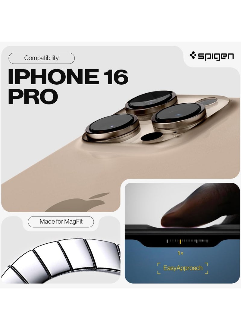 Spigen Tough Armor MagFit AI for iPhone 16 Pro Case Cover MagSafe with Kickstand (2024) - Metal Slate  - Image 2