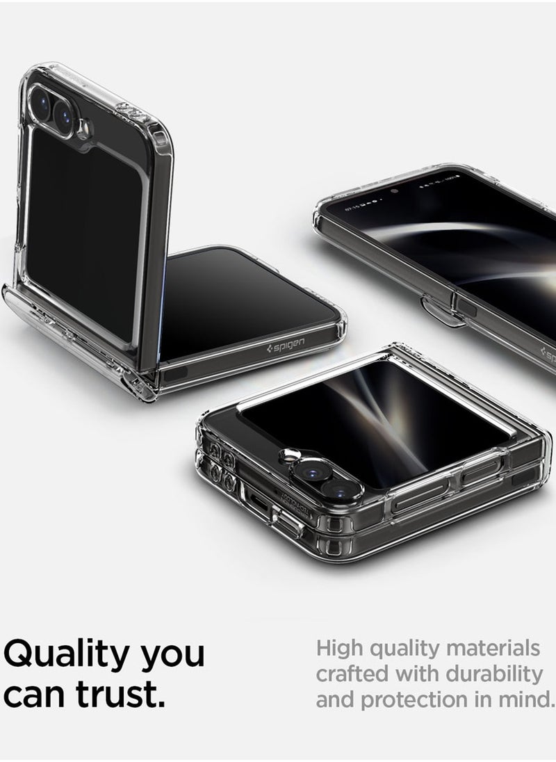 Spigen - غطاء حماية Ultra Hybrid Pro لهاتف Samsung Galaxy Flip 6 مع حماية المفصلة (2024) - شفاف للغاية - Image 1