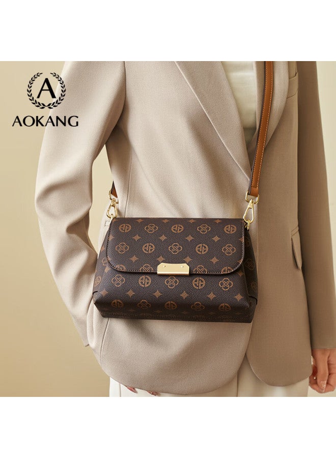 Aokang Women's Handbag, Trendy Small Square Bag, Light Luxury Crossbody Shoulder Bag, Birthday Gift For Girlfriend Or Wife On Qixi Festival Or Valentine's Day - Image 3