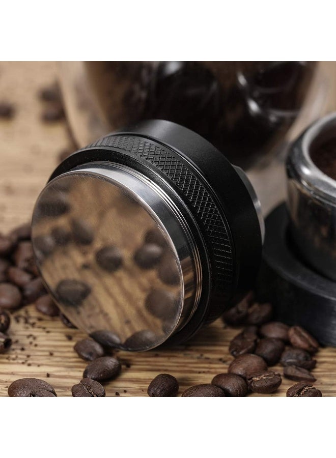 53mm Coffee Distributor & Tamper, Dual Head Coffee Leveller Fits for 54mm Breville Portafilter, Adjustable Depth- Professional Espresso Hand Tampers - Image 4