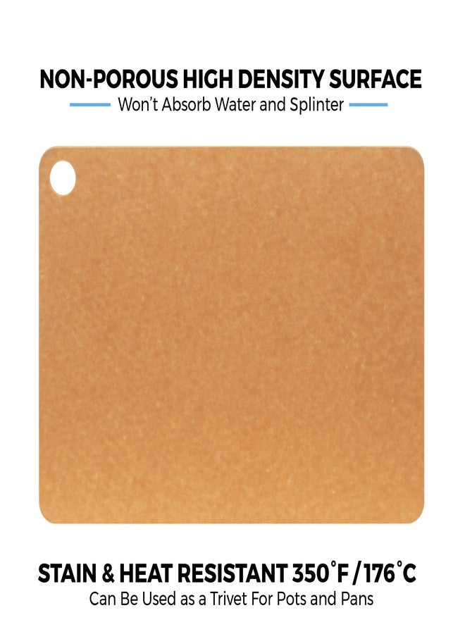 Freshware Cutting Board for Kitchen Dishwasher Safe, Wood Cutting Board, Natural Wood Fiber Composite, Juice Grooves, Non-Porous, Reversible, Extra Large, 17.3 x 12.8-inch, Natural Slate - Image 3