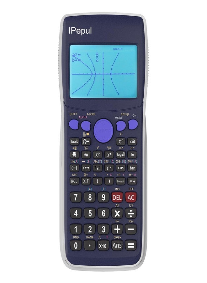 iPepul Scientific Calculators, Graphing Calculator 10 Modes (Complex, Statistics, Base-N, Equation, Table, Matrix, Vector, Graphic, G-Solve...),Ideal for School Supplies, Students, College, Teachers - Image 1