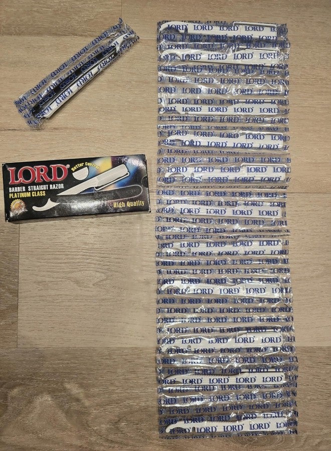 Lord Straight Razor Barber Single Edge Disposable 12 pcs. L01PS - Image 4