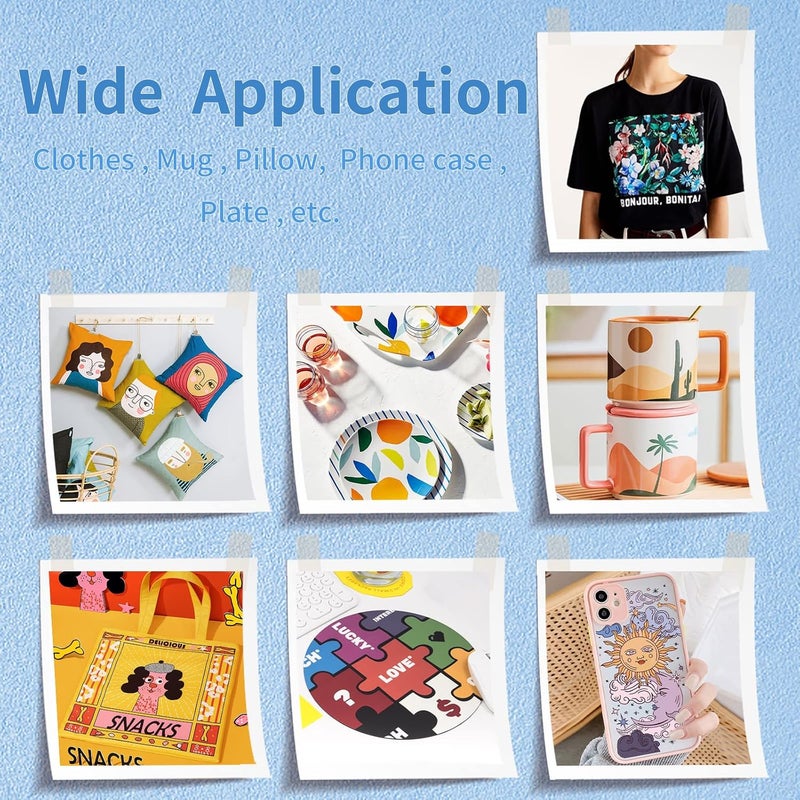 HTVRONT Sublimation Paper 13x19 Inch - 120 Sheets Easy to Transfer Sublimation Paper for T-shirts, Tumblers, Mugs (A3+) - Image 2