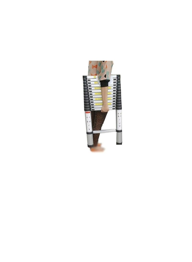 3.8m Telescopic Aluminum Folding Ladder  - Image 3