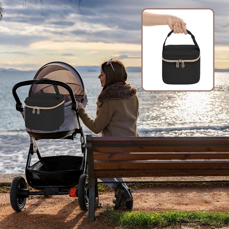 Fasrom Small Baby Bottle Bag, Black, S, Tote Bag - Image 5