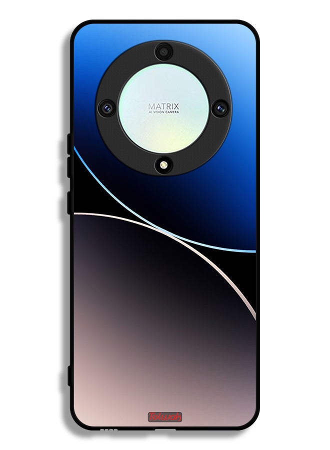 Tolwak Honor X9a Protective Case Cover Curve Lines Pattern - Image 1