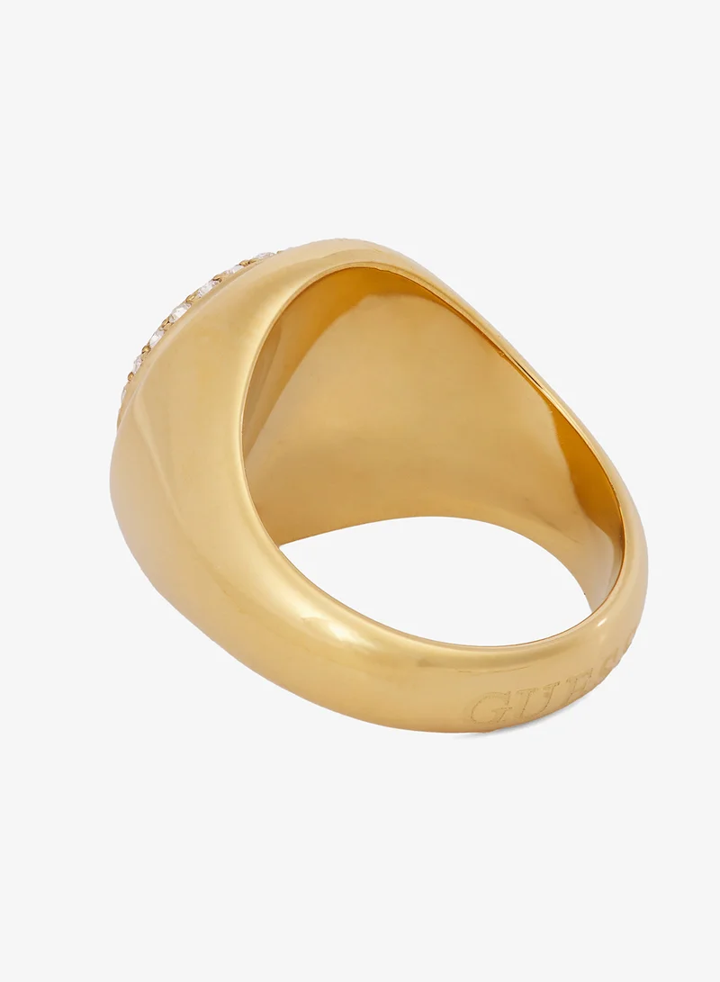GUESS  G Crystal Logo Ring for Women | Best Price UAE