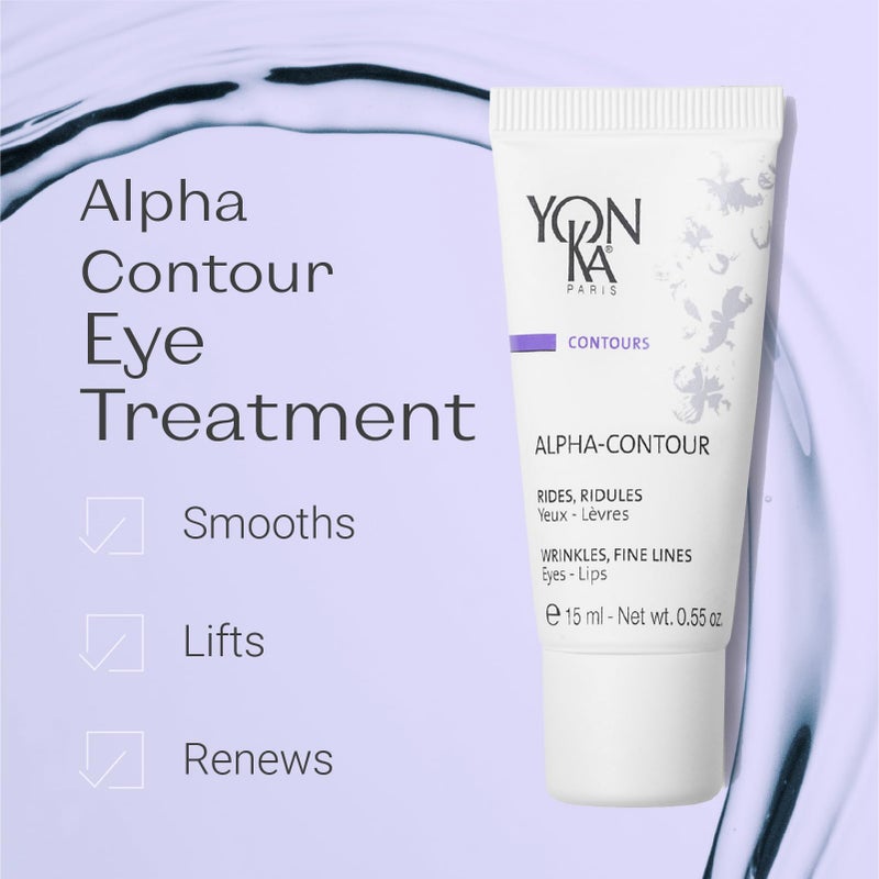 Yonka Yon-Ka Alpha-Contour Eye and Lip Cream | Anti-Wrinkle Regenerating Contour Creme | Naturally Soften Signs of Aging with Botanical Oil Blends and Fruit Acids | All Skin Types | Paraben-Free | 0.55 oz - Image 2