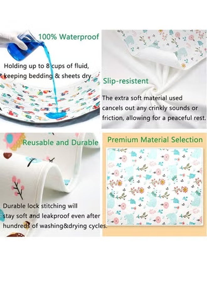 80x120cm Baby Waterproof Bed Pad Baby Urine-Proof Mattress Baby Washable Urine Pad Female Menstrual Mattress Anti-side Leakage Menstrual Mattress Reusable Incontinence Pad For Babies/Adults/Pets - Image 4
