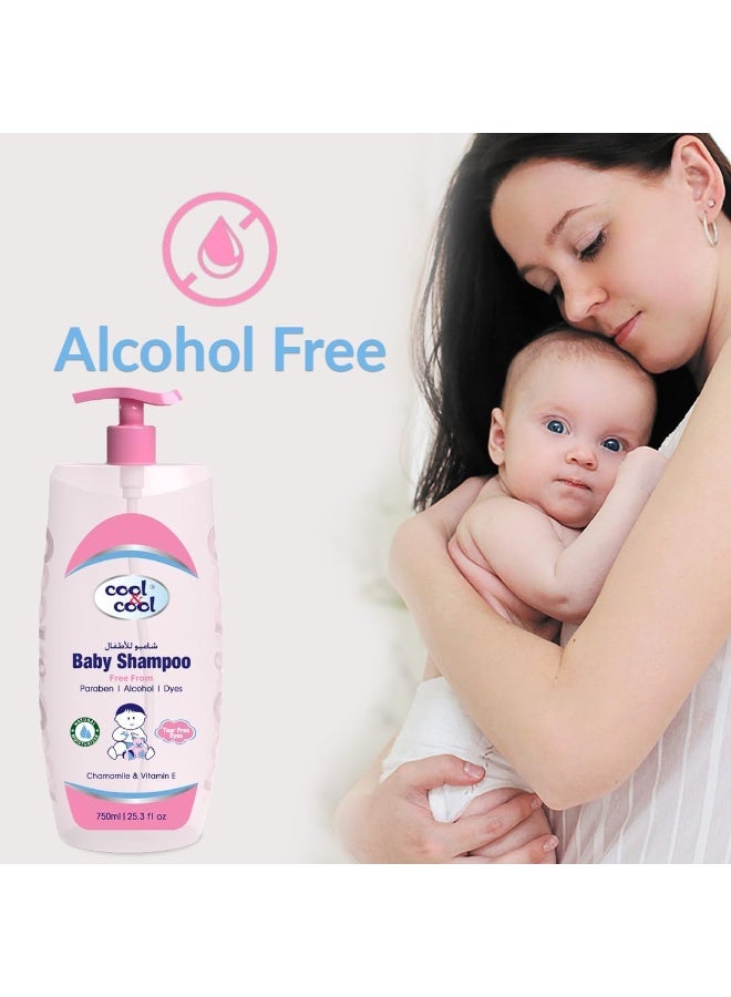 Cool & Cool Pack Of 2 Baby Shampoo - 750Ml - Image 4