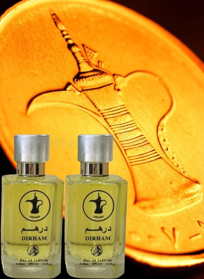 Dirham 2 Pieces Dirham Perfume 100 Ml EDP - Image 1