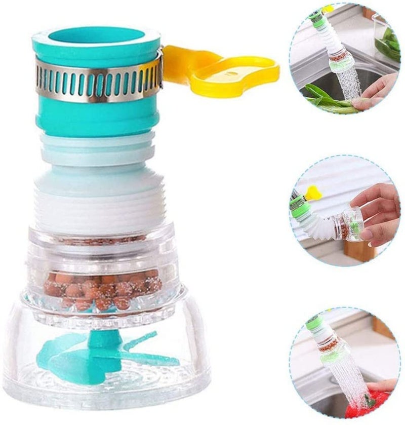 Stager Stager Faucet WaterSaving Filter Shower Head AntiSplash Stream Tap Sprayer for Kitchen Bathroom Bath Basin Sink Pack of 2  - Image 5