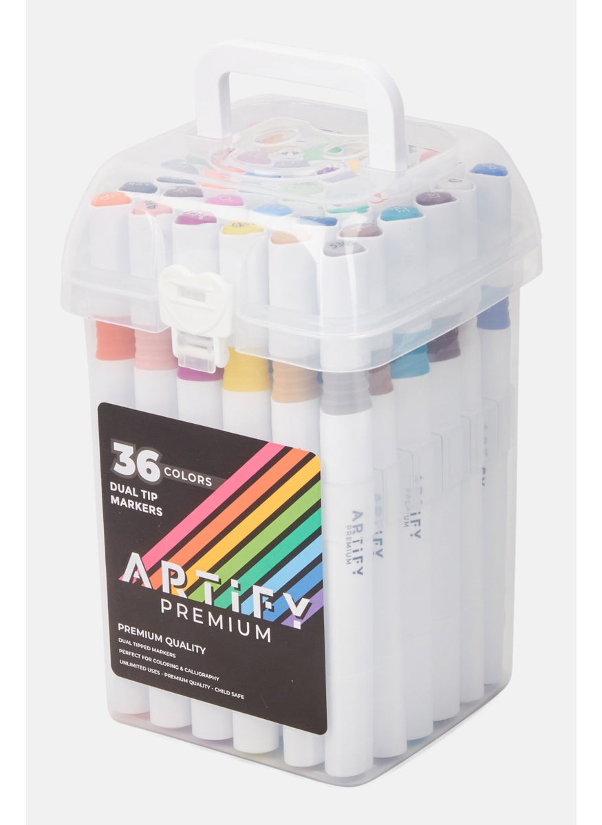 36 Piece Dual Tip Markers, White Combo - pzsku/Z1B42F5388D4EDB4C71B5Z/45/_/1731074844/3f5c3a22-62f7-4c66-8a72-7994c19bc6ad