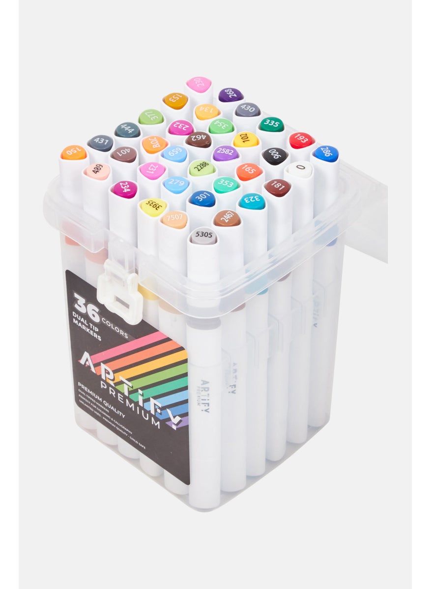 36 Piece Dual Tip Markers, White Combo - pzsku/Z1B42F5388D4EDB4C71B5Z/45/_/1731074844/d689c801-6f62-42e5-b66a-14c8bc76f4a1