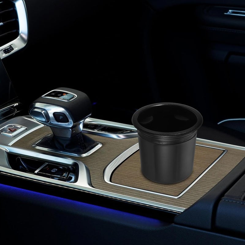 Plastic Vehicle Cup Holder Insert for Rv and Sofa, Sturdy Plastic Beverage Bottle Holder for Camper Trailer, Car-Mounted Drink Organizer with 90mm Diameter for Travel Use - Image 5