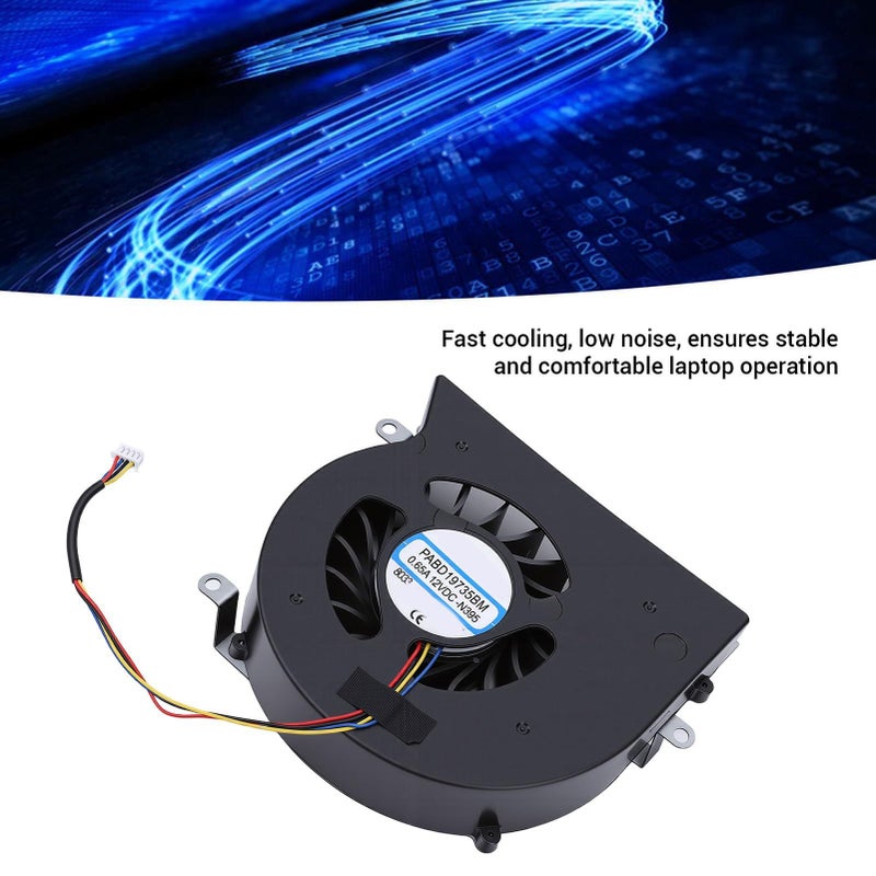 CPU Cooling Fan Replacement For 16L1 16L2 GT62 GT62VR 6RD 6LE And 7RE Laptops With Low Noise 4 Pin Connector - Image 4