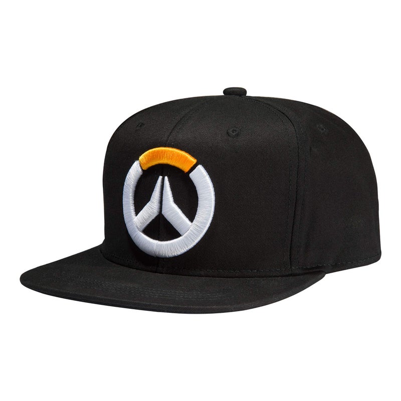 JINX Overwatch Frenetic Snapback Baseball Hat, Black, Adult Size - Image 1