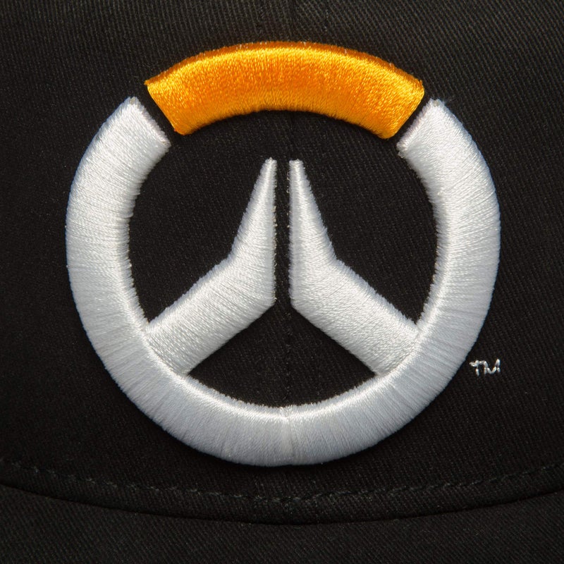 JINX Overwatch Frenetic Snapback Baseball Hat, Black, Adult Size - Image 2