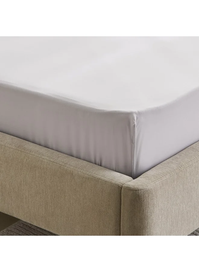 هوم بوكس شرشف سرير مزدوج بيورلي بيركال 120 × 200 × 40 سم