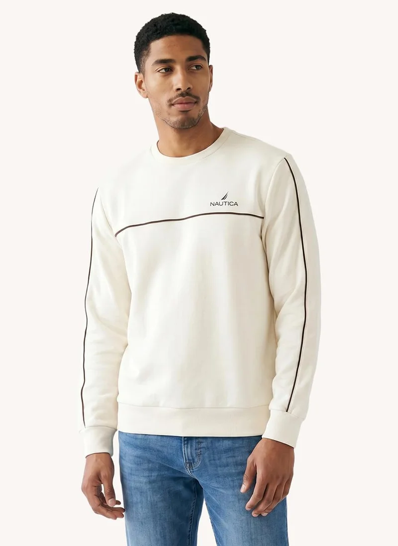 Nautica Men Hooded Pullover Long Sleeve Sweatshirt