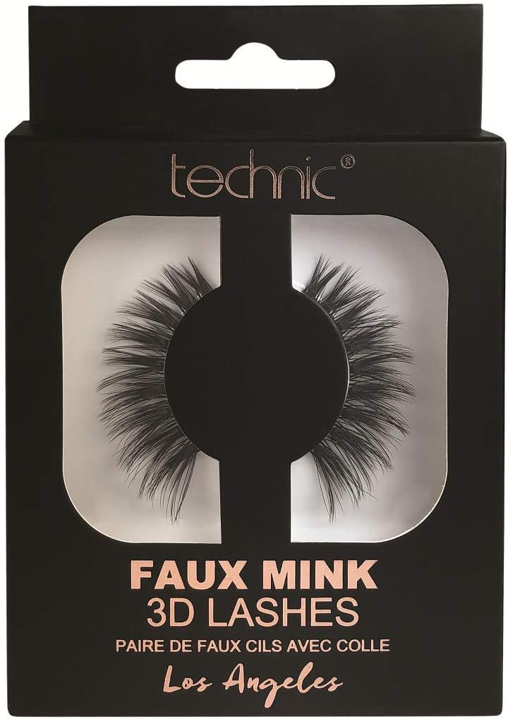 Technic Faux Mink 3d False Lashes Los Angeles