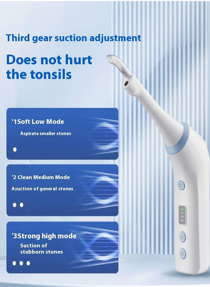 التصور الكهربائي، مزيل حصوات اللوزتين بالشفط، رؤية واضحة، أداة للعناية بتنظيف الفم - Image 4