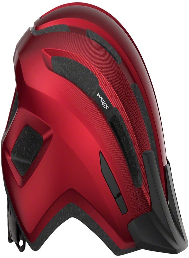 MET Downtown MIPS Helmet, Red Glossy, Small/Medium - Image 3
