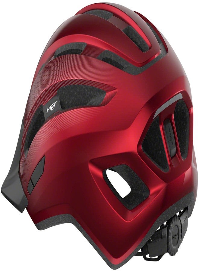 MET Downtown MIPS Helmet, Red Glossy, Small/Medium - Image 2