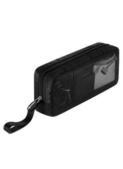 CM Travel Cable Organizer Case Bag Portable Computer Accessories Zipper Mesh Pouch Bag For Holding Laptop Mouse Power Bank Usb Adapter Charger Cellphone And Cosmetics  - Image 1