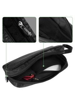 CM Travel Cable Organizer Case Bag Portable Computer Accessories Zipper Mesh Pouch Bag For Holding Laptop Mouse Power Bank Usb Adapter Charger Cellphone And Cosmetics  - Image 3