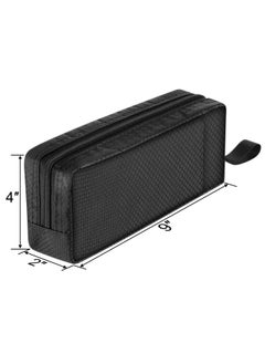 CM Travel Cable Organizer Case Bag Portable Computer Accessories Zipper Mesh Pouch Bag For Holding Laptop Mouse Power Bank Usb Adapter Charger Cellphone And Cosmetics  - Image 5