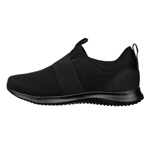 CALTO Men's Invisible Height Increasing Elevator Shoes - Black Ultra Feather Lightweight Sporty Sneakers - 2.1 Inches Taller - Q120 - Size 8.5 D(M) US - Image 3