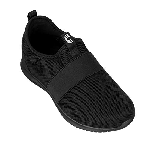 CALTO Men's Invisible Height Increasing Elevator Shoes - Black Ultra Feather Lightweight Sporty Sneakers - 2.1 Inches Taller - Q120 - Size 8.5 D(M) US - Image 4
