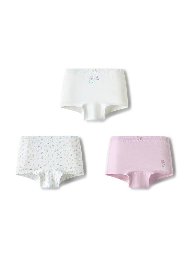 Minibala kids Girls Baby Soft Breathable Antibacterial Boxer Shorts Comfortable Non-chafing Underwear New Arrival