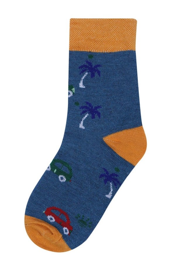 Dollar Kids Socks For Boys & Girls In Blended Cotton (Pack Of 5) - Image 5