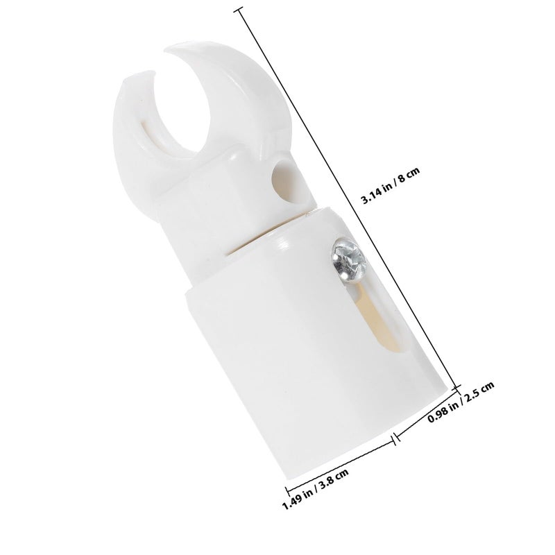 4 Pack Aluminum Radiator Hooks Heat Resistant Towel Rack For Bathroom Shower Storage - Image 3