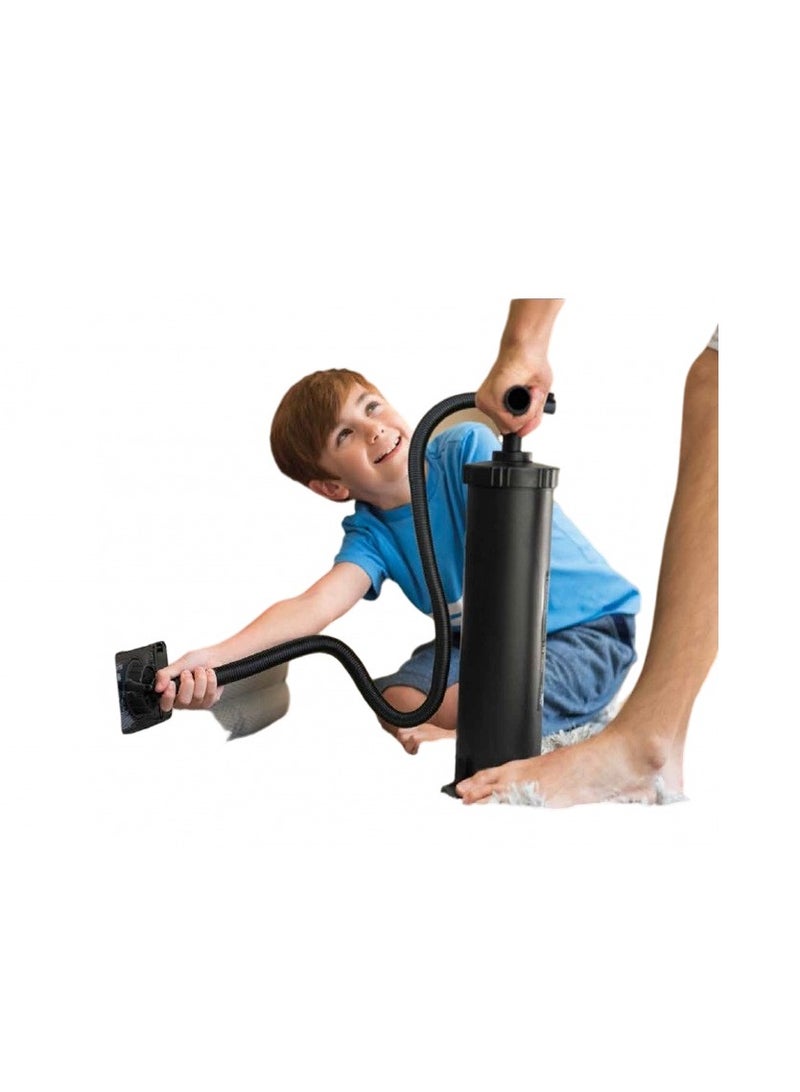 Generic Bicycle Pump, Air Hammer Inflation Pump, Double Quick – Hand Pump, Portable Hand Air Ball Pump Inflator Kit with Needle  - Image 4