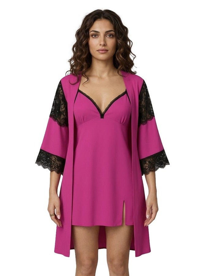 Lingerie Set Consists of 2 Pieces Model 617 , Kashmiri - Image 2
