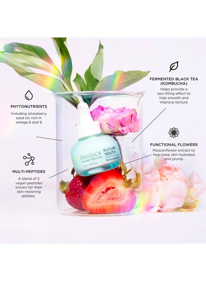 Pacifica Beauty Future Youth Time Shift Eye Serum Brighten Dark Circles Improve Fine Lines Ectoin Lightweight Fragrance Free Hydrating Youthful Skin Firming Vegan Cruelty Free  - Image 4