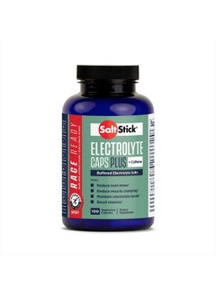 Electrolytes with Caffeine - Salt Pills and Electrolytes for Running, Hydration, Leg Cramps Relief, Sports Recovery, Hiking Essentials - Salt, Magnesium, Potassium, Vitamin D3 - 100 Count