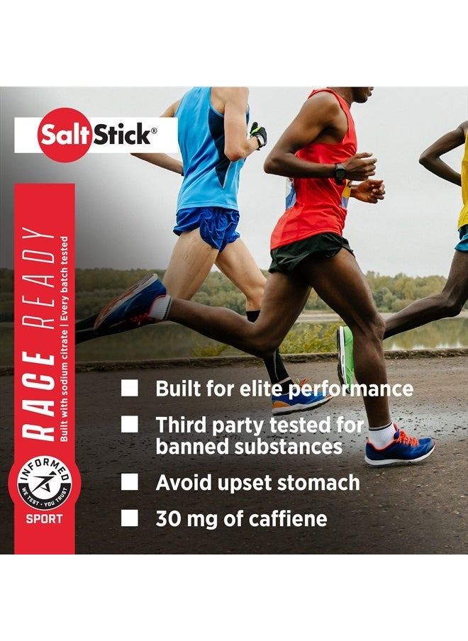 SaltStick - Electrolytes with Caffeine - Salt Pills and Electrolytes for Running, Hydration, Leg Cramps Relief, Sports Recovery, Hiking Essentials - Salt, Magnesium, Potassium, Vitamin D3 - 100 Count - Image 1