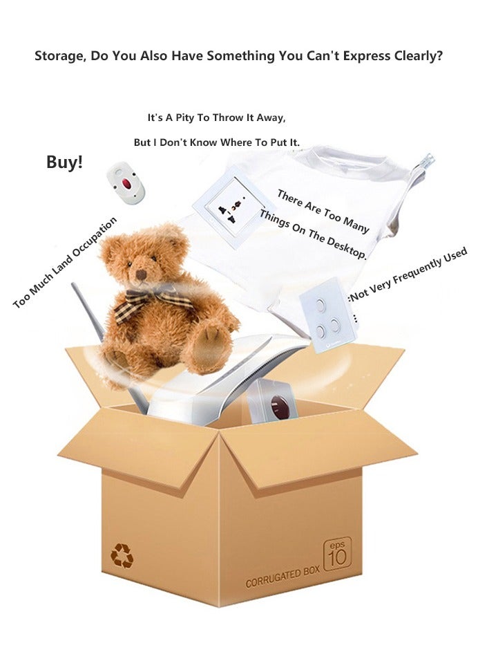 صحراء الواحة مقعد تخزين قابل للطي مع مقعد ناعم، مناسب للاستخدام على أرائك غرفة المعيشة، ويمكن استخدامه أيضًا في غرف النوم ومداخل الممرات (30*30*30 سم) - Image 4