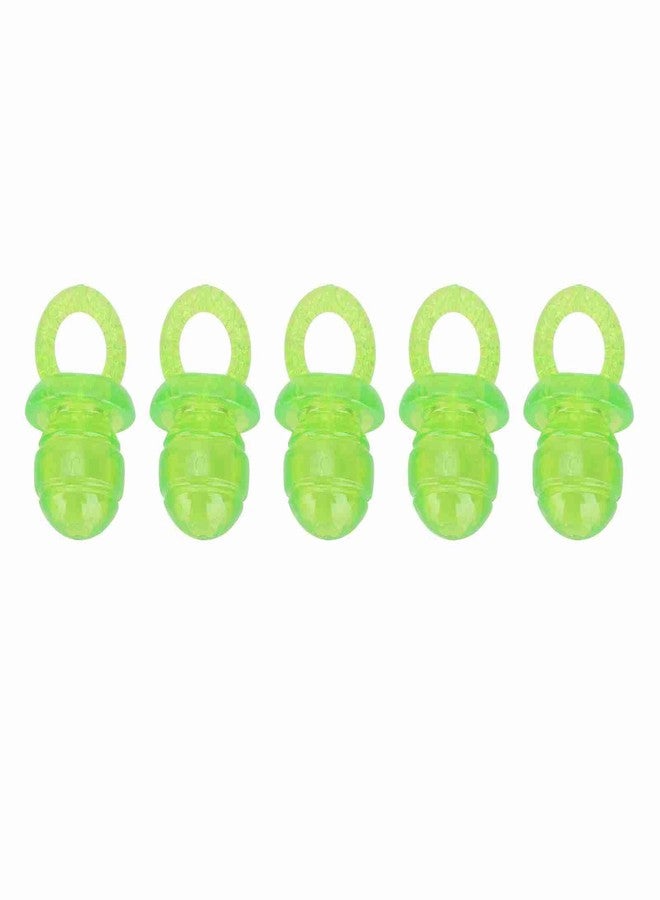 Glomora 5PCS Pet Dog Chewing Toy, Pacifier Shaped Pet Dogs Teether Teething Sounding Interactive Chew Toy(Red) (Green) - Image 1