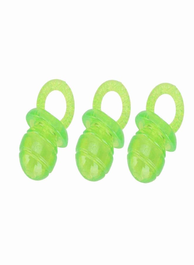 Glomora 5PCS Pet Dog Chewing Toy, Pacifier Shaped Pet Dogs Teether Teething Sounding Interactive Chew Toy(Red) (Green) - Image 2