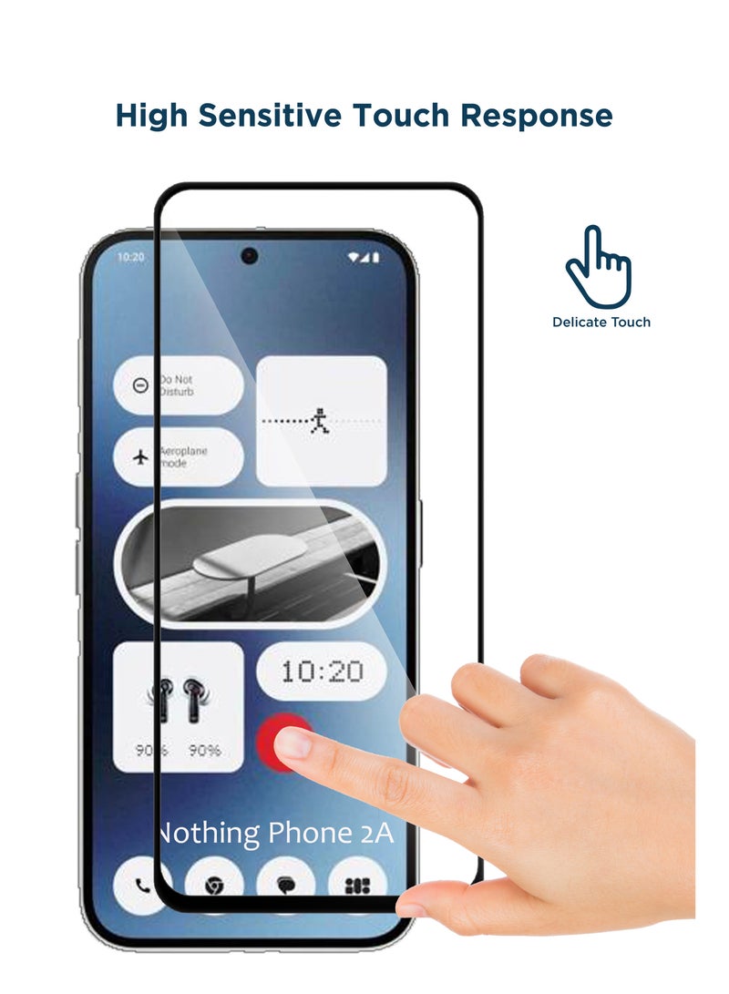 واق زجاجي لجهاز ناثينج فون 2a - أسود - Image 3