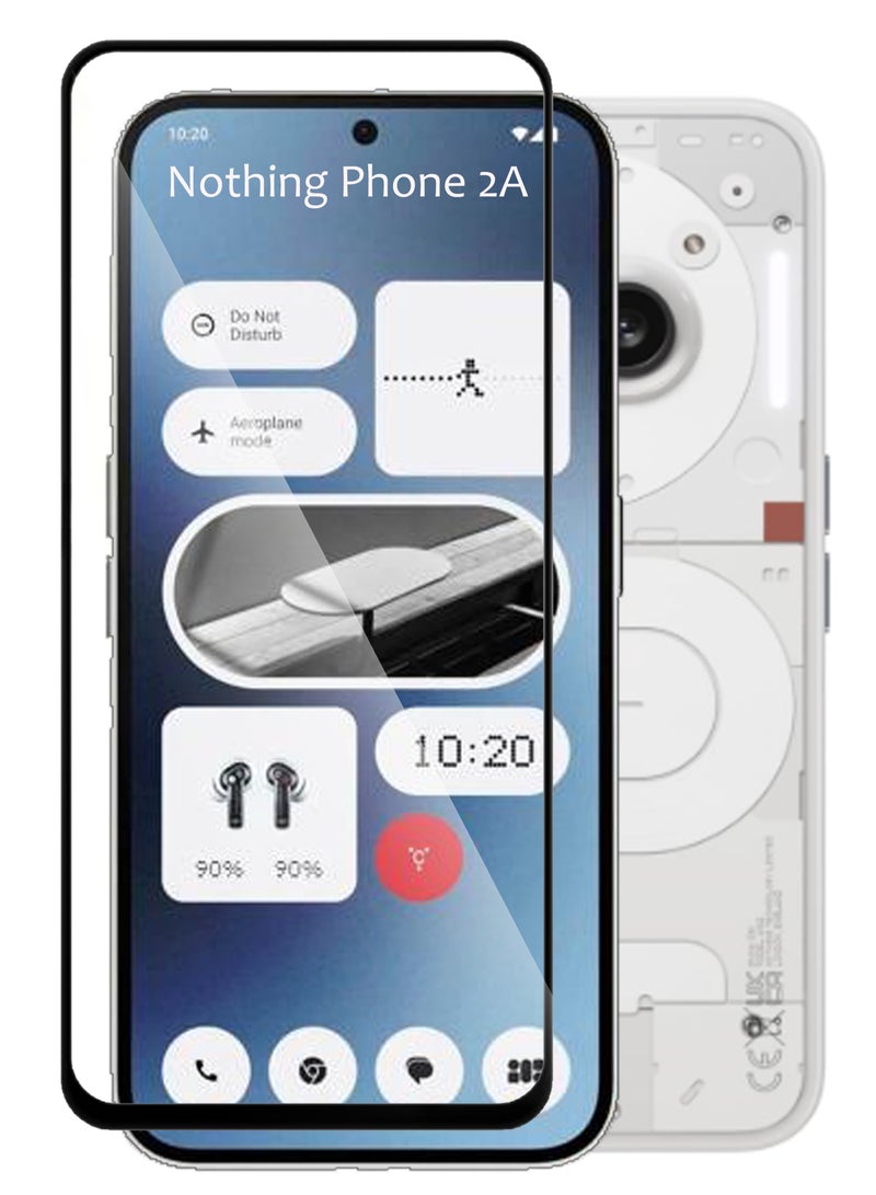 واق زجاجي لجهاز ناثينج فون 2a - أسود - Image 1